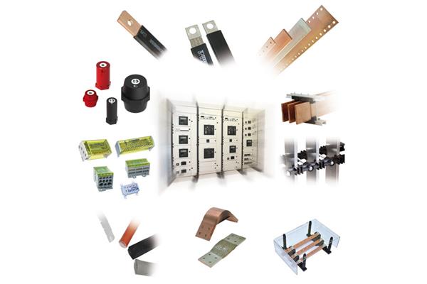 Components for low voltage panel boards