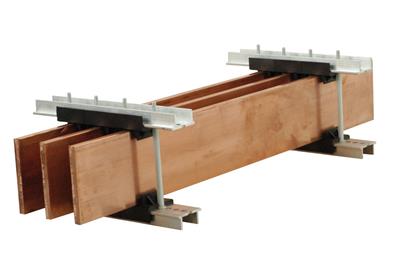 Universal busbar support Ω TOP